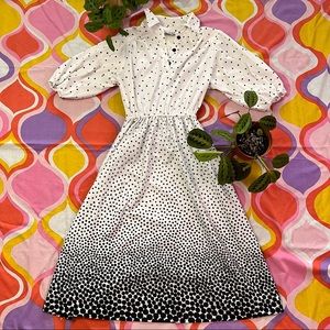 Vintage polka dot dress